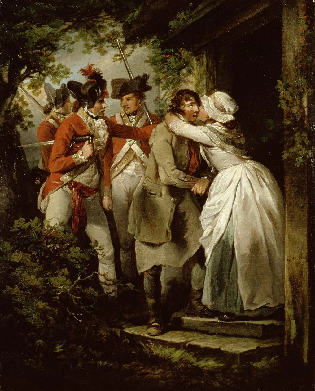 L'addio del disertore, 1792